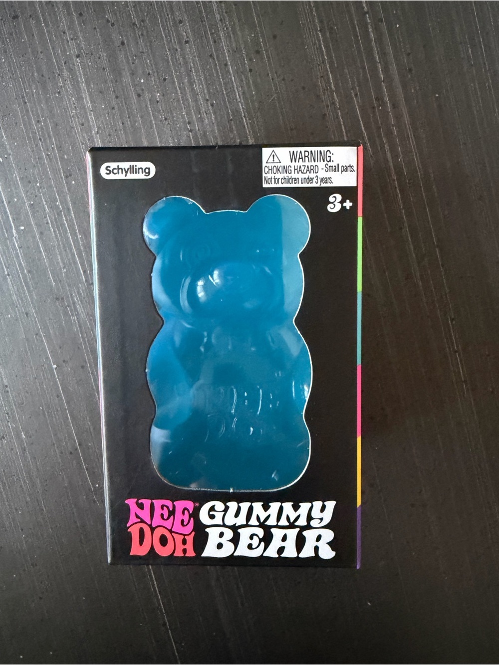 Schylling NeeDoh Gummy Bear Squeeze Toy - Blue
